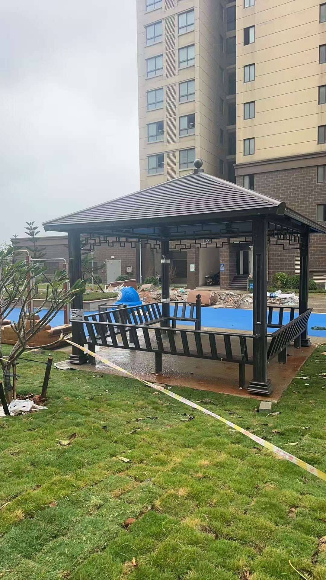 新中式四角凉亭